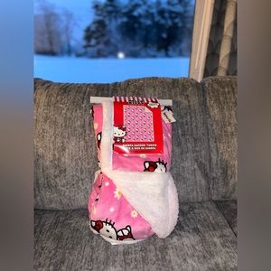 Hello kitty Sherpa blanket